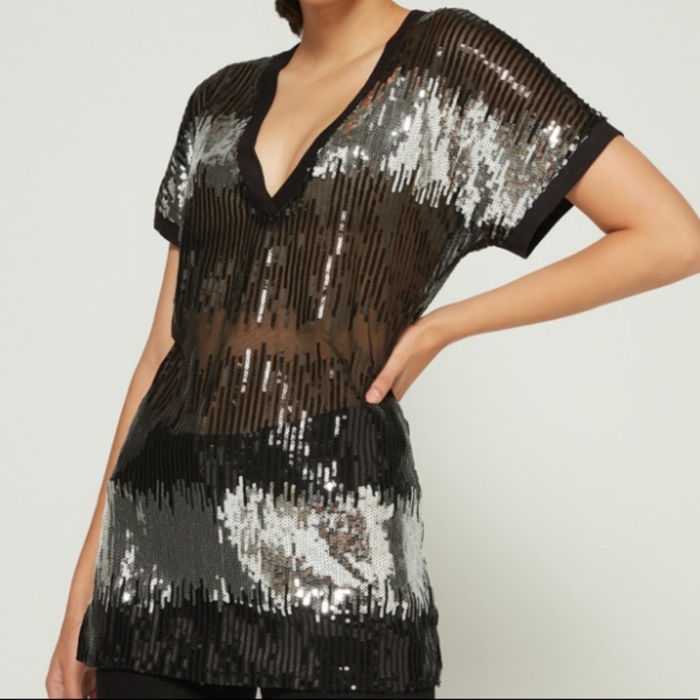 INC Sequin Party Top